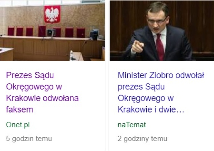  Rzecznik Prasowy Ministerstwa Sprawiedliwości: Informacje podane przez Onet i Żurka nieprawdziwe