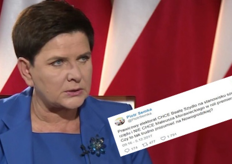 Pogłoski o dymisji premier Beaty Szydło. Komentarze: "PiSie oprzytomniej"