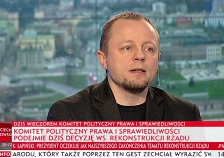  Cezary Krysztopa w TVP Info: Ruch z rekonstrukcją wyszedł PiSowi trochę niezręcznie. Zrobił się bałagan