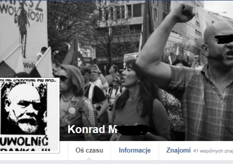 Nieprawomocnie skazany za handel kobietami Konrad M. i niepłacący alimentów Kijowski wspierają "Farmazona