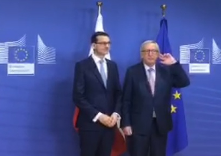  [video] Spotkanie Premiera Mateusza Morawieckiego z szefem KE Jean-Claude Junckerem