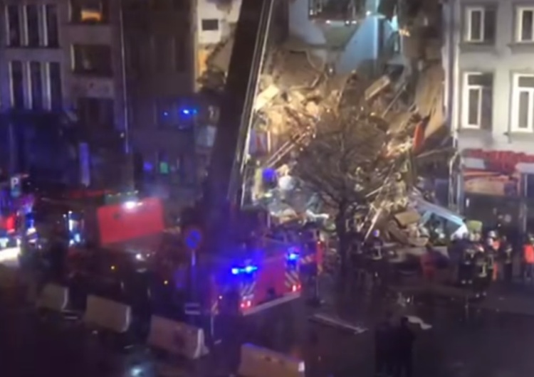  Wybuch w kamienicy w Antwerpii. 14 osób rannych