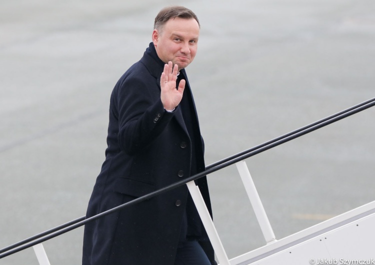  Prezydent Andrzej Duda udaje się do Davos