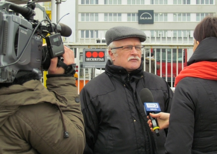  Akcja protestacyjna w MAN BUS w Starachowicach