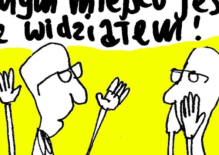  [Kliknij aby zobaczyć całość] Nowy rysunek Krysztopy: "Antysemickie fakty"