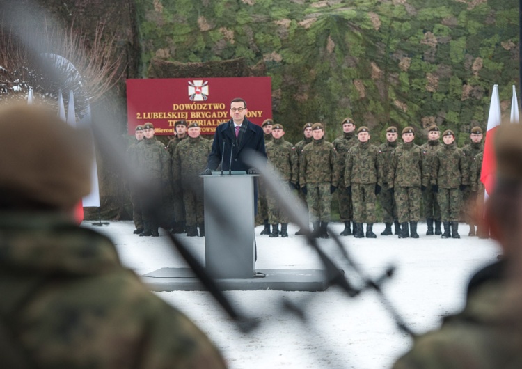  Premier na przysiędze brygady WOT im. "Zapory": Z dumą odbudowujemy wielkie tradycje Wojska Polskiego