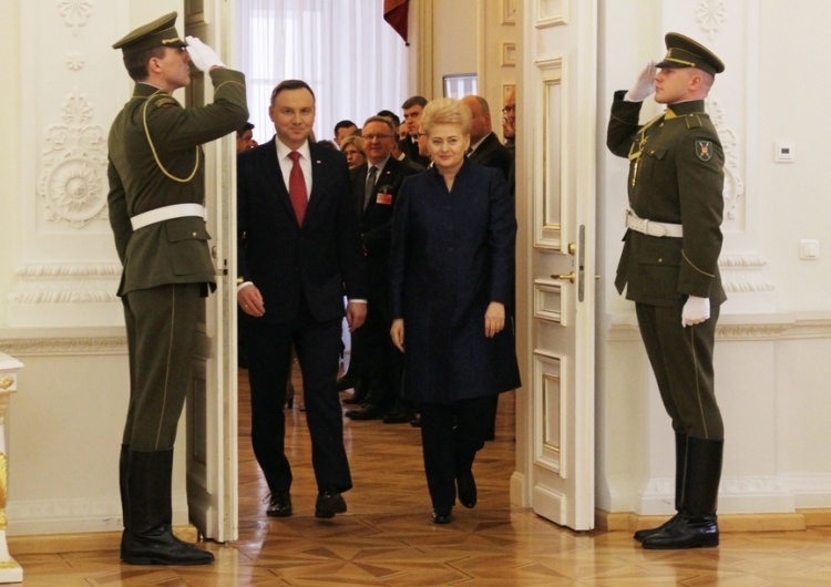  [nasza fotorelacja] Rozmowy Prezydentów Polski i Litwy