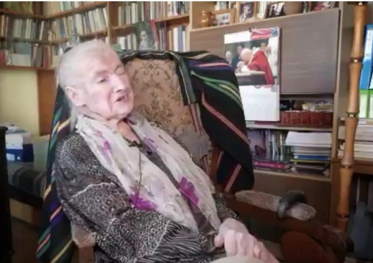  [video]Prof. Wanda Półtawska: Człowiek nie dlatego żyje, że się urodził, tylko dlatego się rodzi, że żyje