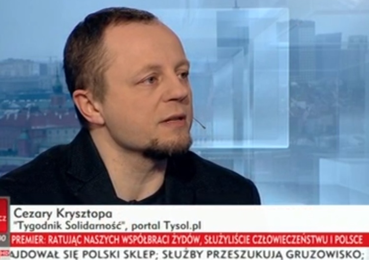  Cezary Krysztopa w TVP Info: Apel polskich Sprawiedliwych daje wszystkim szanse wycofania się o pół kroku