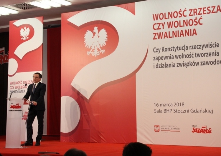  Przepisy prawa pracy do kontroli. Minister Ziobro: Powołany zostanie specjalny zespół