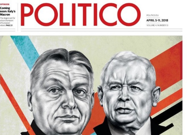  Orban i Kaczyński na okładce Politico jako...Komuniści "połowa elit PE i Zachodu winna się obrazić"