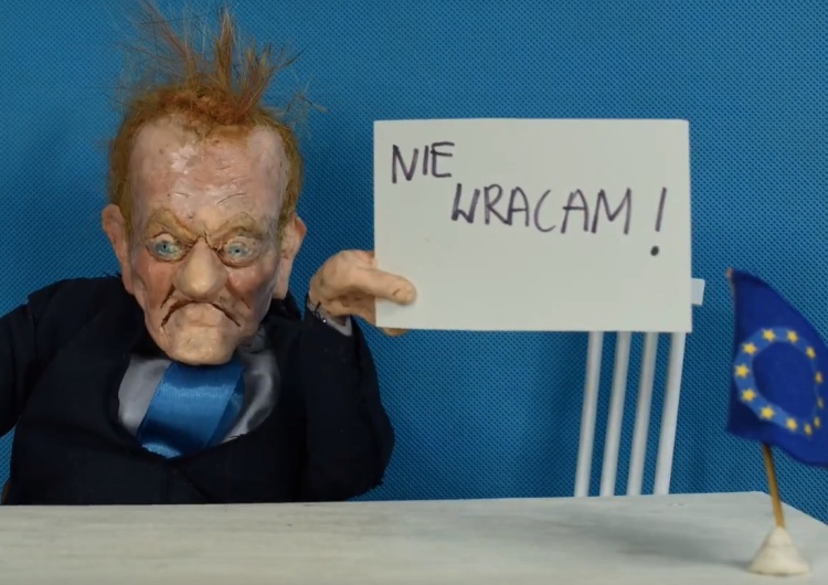  [video] Nowa animacja Barbary Pieli: "Tusk nie wraca"