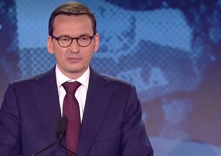  [video] Premier Morawiecki zapowiedział obniżkę podatków, składki ZUS i opodatkowanie hipermarketów