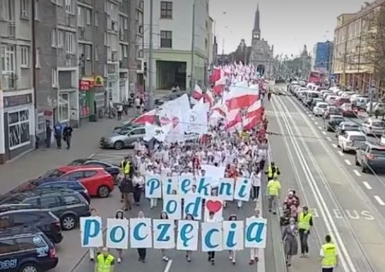  [video] Największy w Polsce XVI Marsz Świętości Życia w Szczecinie