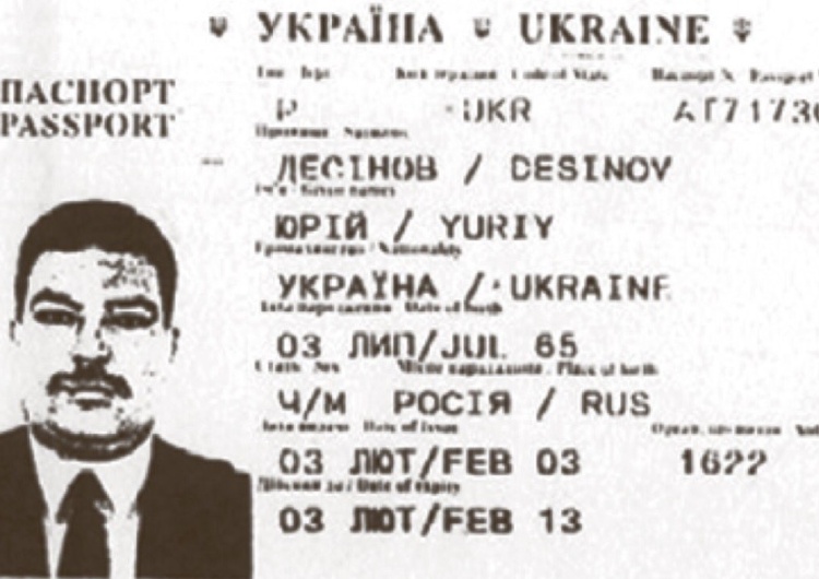  GPC publikuje skan raportu BND w sprawie Smoleńska, w tym skan paszportu Jurija Denisowa