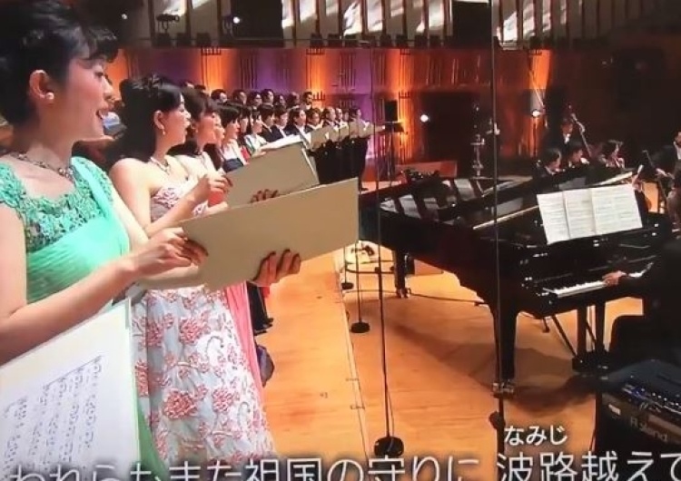  [video] Polski hymn w japońskiej telewizji. "Piękne wykonanie"