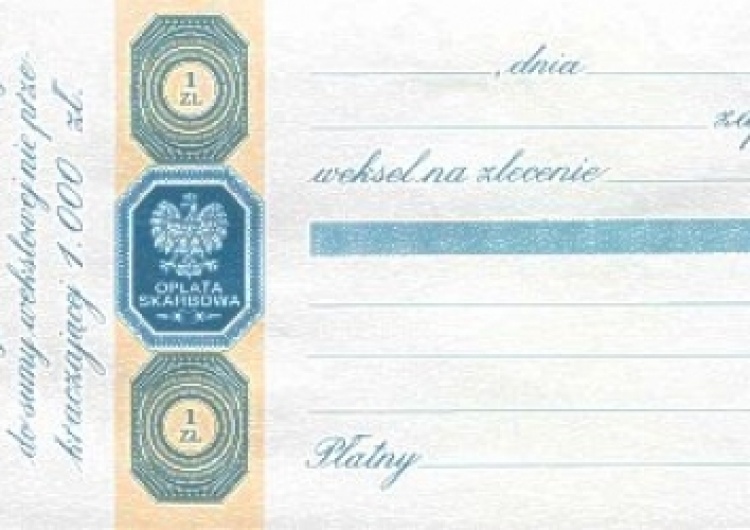 Oszustwo jak przed lat - użyli podrobionego weksla. Mogą posiedzieć 25 lat