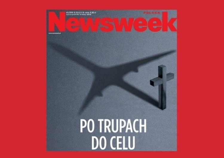 "Po trupach do celu. Czas najwyższy odebrać Tomaszowi Lisowi ten tygodnik" - nowa okładka 'Newsweeka"