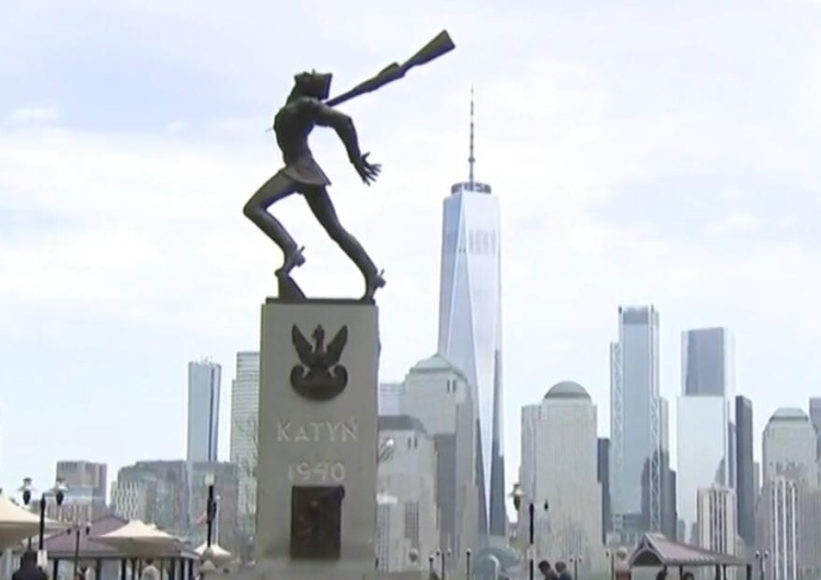  [video] Eryk Lubaczewski pokazuje na filmie nową lokalizacją pomnika Ofiar Katyńskich w Jersey City