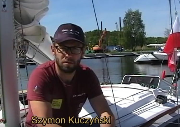  [VIDEO] Po 271 dniach Szymon Kuczyński ukończył samotny rejs non stop dookoła świata