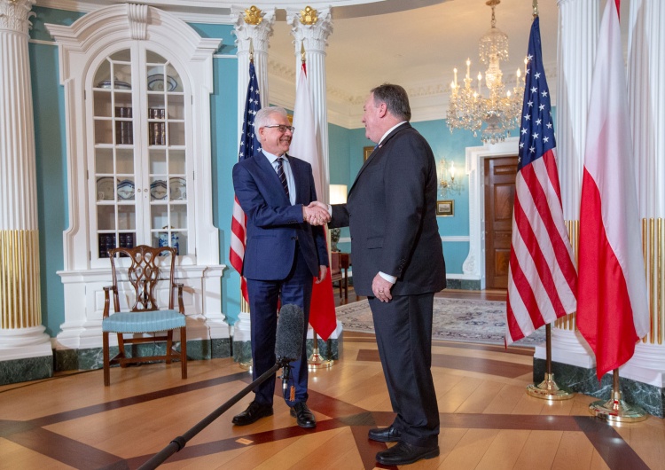  Min. Jacek Czaputowicz już po spotkaniu z Sekretarzem Stanu USA Mikiem Pompeo