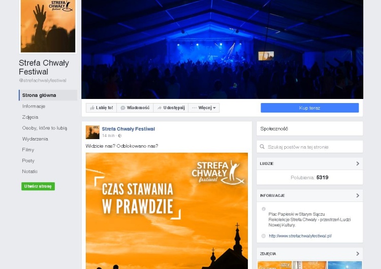 Andrzej Dubiel dla TS o zablokowaniu katolickiego fanpage: Jestem przerażony takimi działaniami
