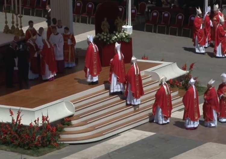 Kard. Krajewski: Widziałem klucz żurawi, ale Rysia w paliuszu jeszcze nie...