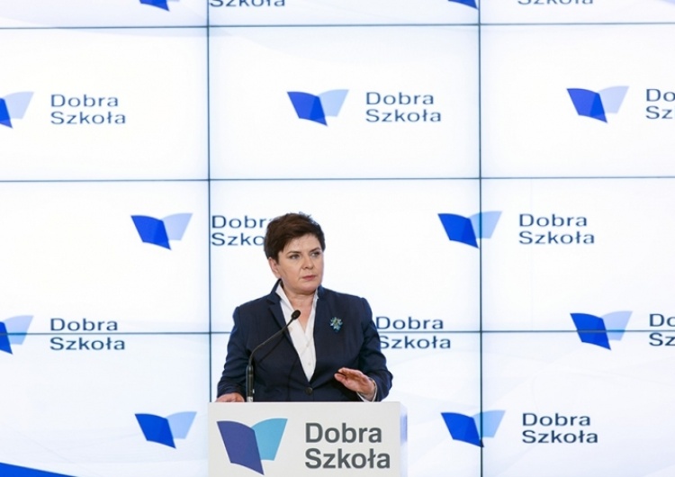  Premier Beata Szydło: Polska szkoła potrzebuje zmian