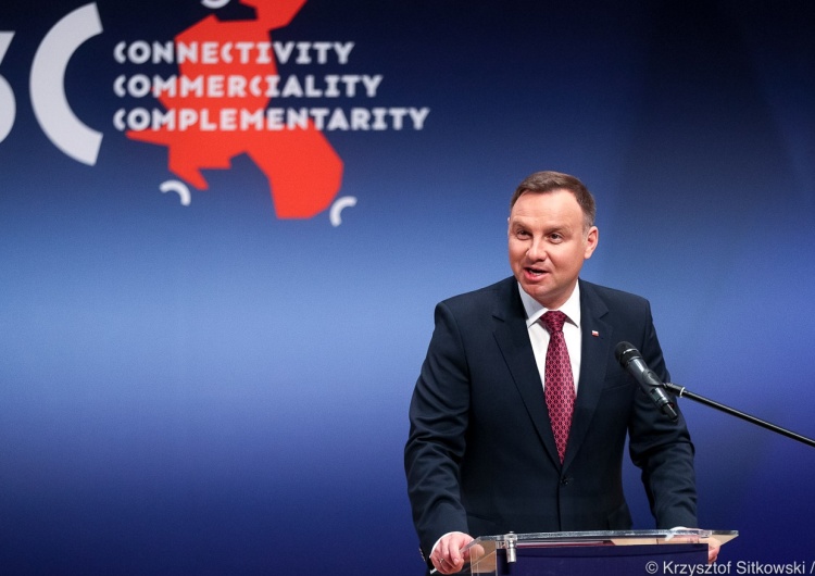 Andrzej Duda uczestniczył w otwarciu Forum Regionów Trójmorza. "To projekt sprawczy, a nie teoretyczny”