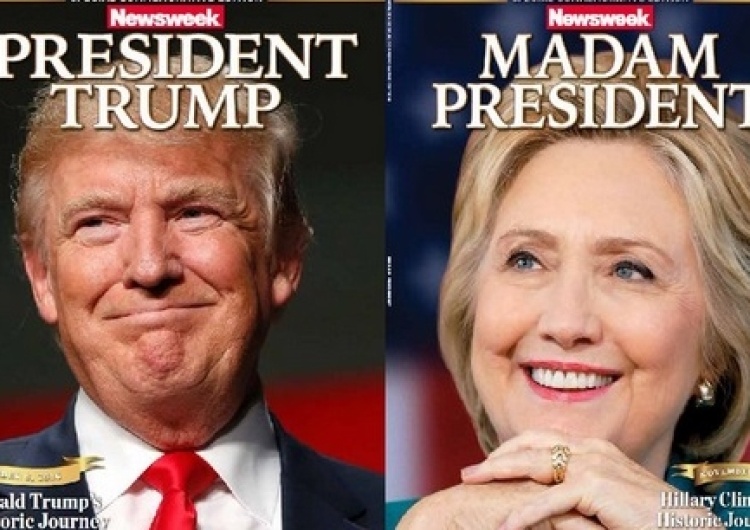 @"Newsweek" Prezydent Hillary Clinton na okładce "Newsweeka"! Wpadka międzynarodowej edycji gazety
