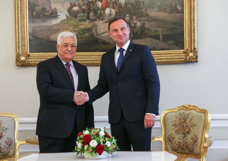 Andrzej Hrechorowicz / KPRP Prezydent Palestyny z wizytą w Polsce