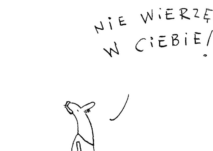  [Kliknij aby zobaczyć całość] Nowy rysunek Michalskiego: ateista