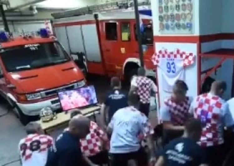  [video] Służba nie drużba. Chorwaccy strażacy w akcji