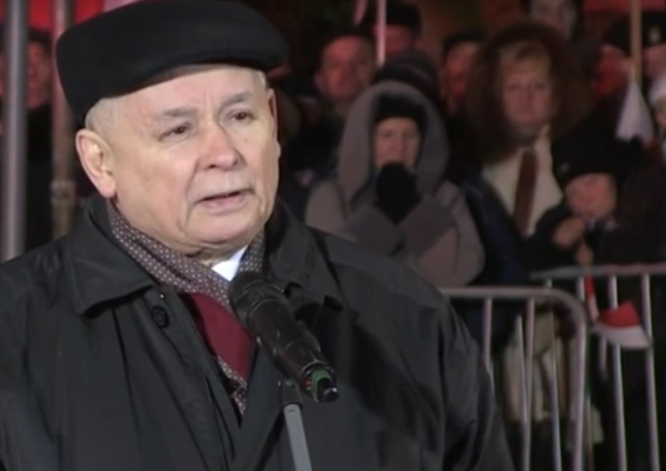  Kaczyński na Placu Piłsudskiego: Jego przykład buduje przekonanie o tym, że zwyciężymy. Wbrew wszystkiemu