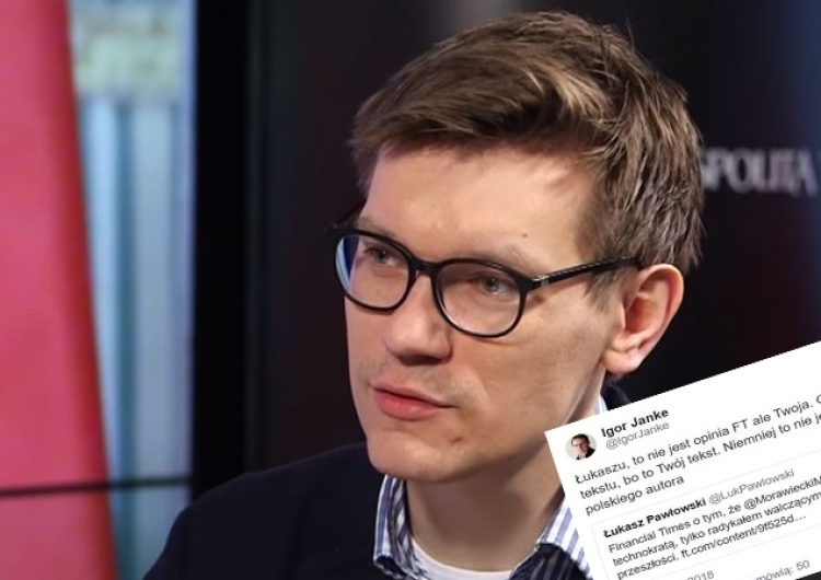  "Łukaszu, to nie jest opinia Financial Times, ale Twoja". Internauci obnażają manipulację dziennikarza