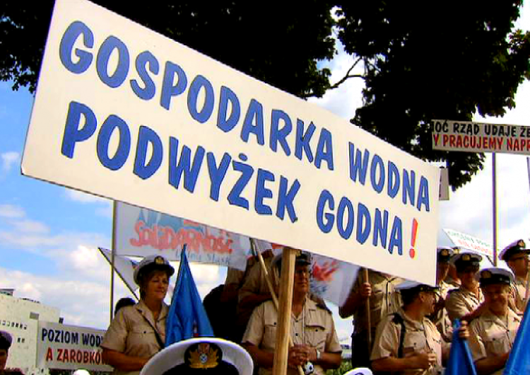  Pracownicy Wód Polskich rozpoczynają protesty