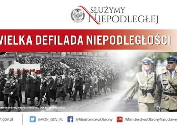  O 13 ruszy Wielka Defilada Niepodległości. Oglądaj na Tysol.pl