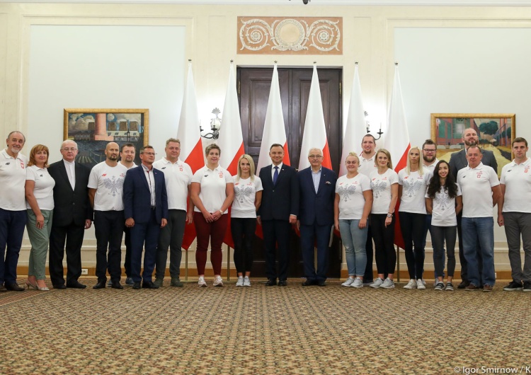  Prezydent spotkał się z lekkoatletami