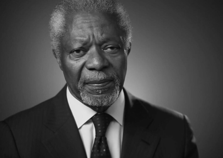  Zmarł Kofi Annan, były sekretarz generalny ONZ, laureat Pokojowej Nagrody Nobla