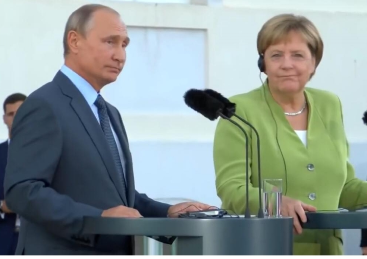  Po rozmowach Merkel-Putin polski dziennikarz: I kto tu jest realnym sojusznikiem Putina? Merkel czy Trump