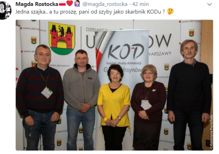 Kompromitacja goni kompromitację. Kobieta, której Trzaskowski naprawiał szybę... jest skarbniczką KOD-u