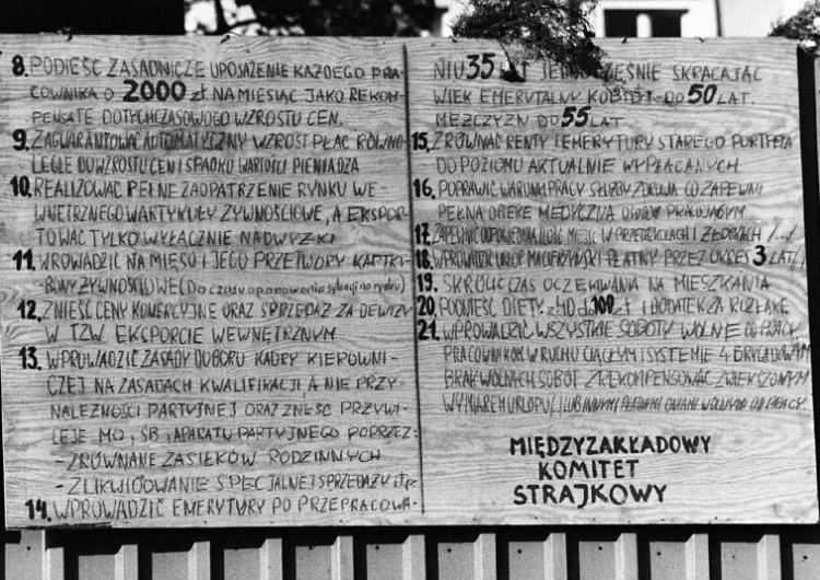 Stanowisko Solidarności w sprawie 38 rocznicy porozumień sierpniowych