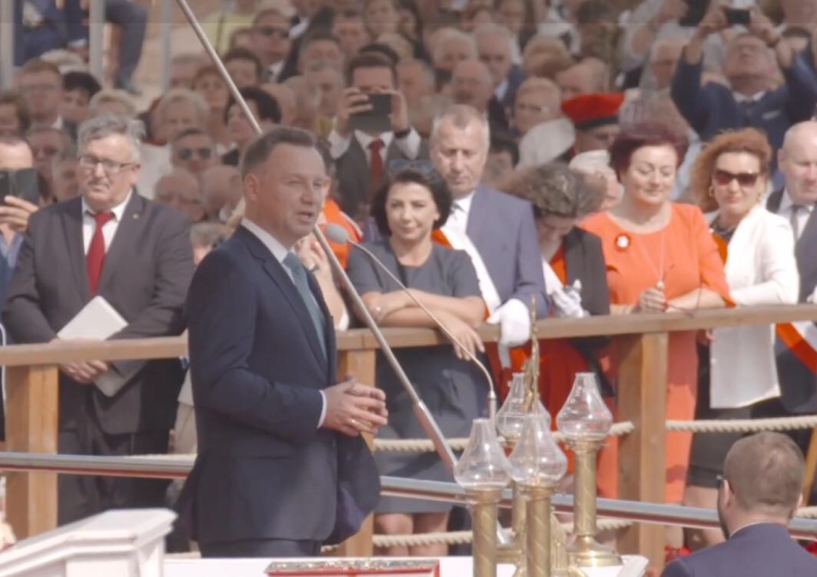  [video] Prezydent Duda: Chciałem oddać Wam głęboki pokłon za niezłomność w staniu przy polskiej ziemi