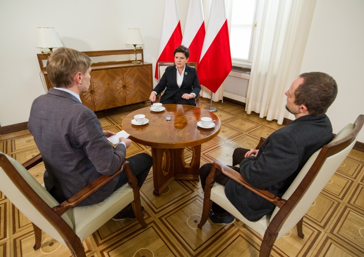 Marcin Żegliński Premier Beata Szydło dla "TS" i Tysol.pl o problemie z wolnością słowa w mediach społecznościowych