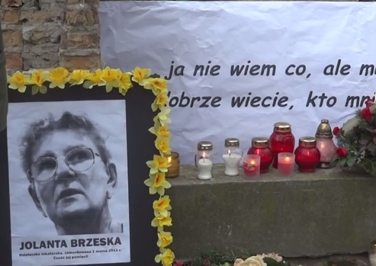 Upamiętnią Jolante Brzeską. "Zginęła tak, jak żyła. A żyła, walcząc z bezprawiem"