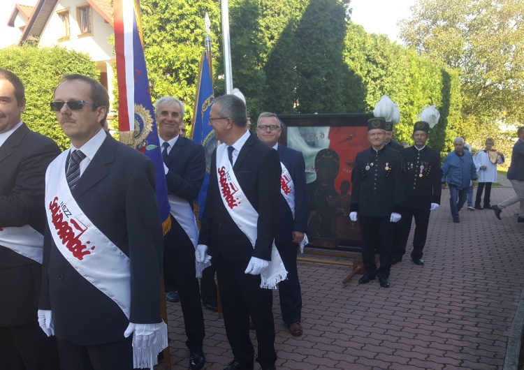  [Nasza Fotorelacja] Powitanie obrazu Matki Bożej Robotników Solidarności w Krośnie