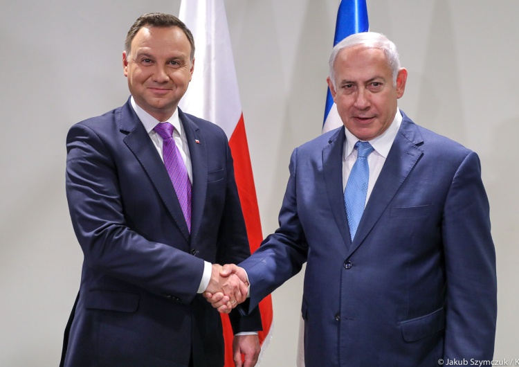  Prezydent spotkał się z Benjaminem Netanjahu