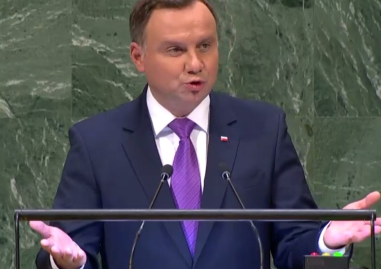  [Relacja online] Prezydent Duda na forum ONZ o niezłomnej polskiej woli niepodległości