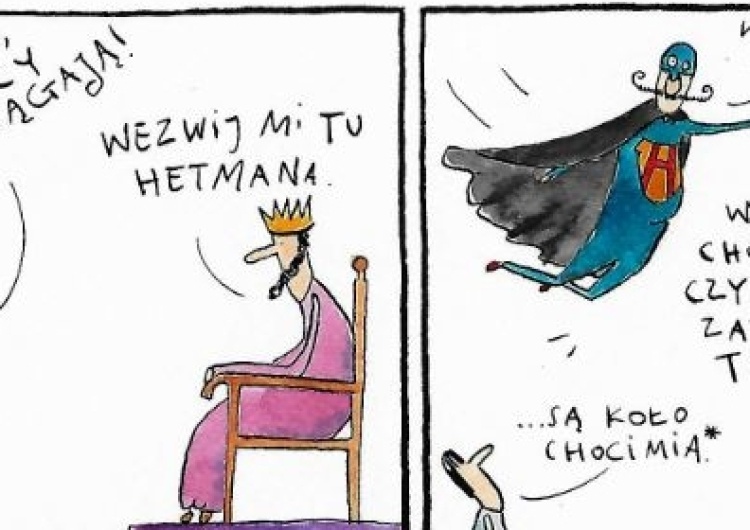  [Kliknij aby zobaczyć całość] Nowy rysunek Michalskiego: Hetman