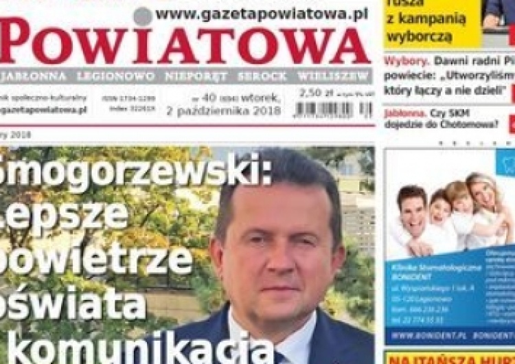  Kukiz’15 chce zakazać wydawania prasy przez samorządy. Złym przykładem – Legionowo